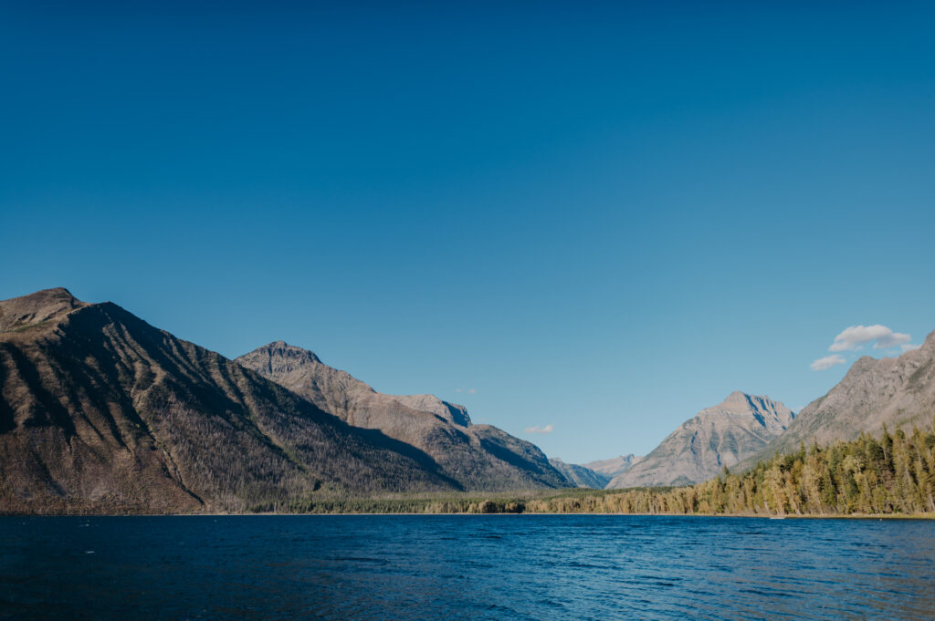 A photo of the mountains near Lake McDonald Glacier National Park