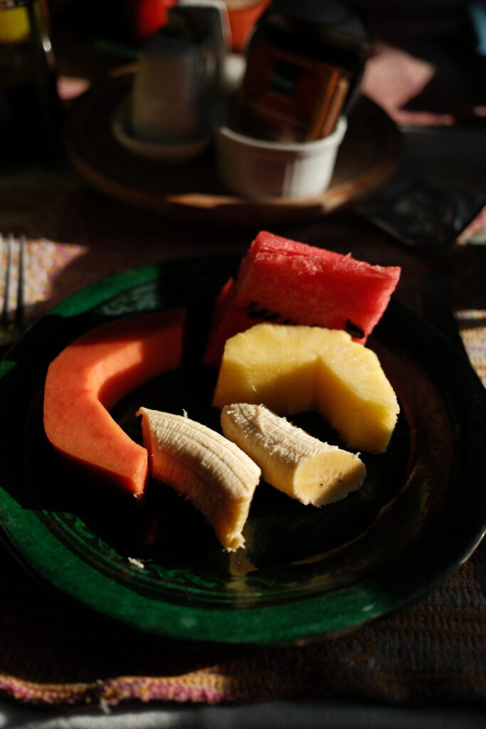 Fruit bathed in sunlight in Antigua Guatemala