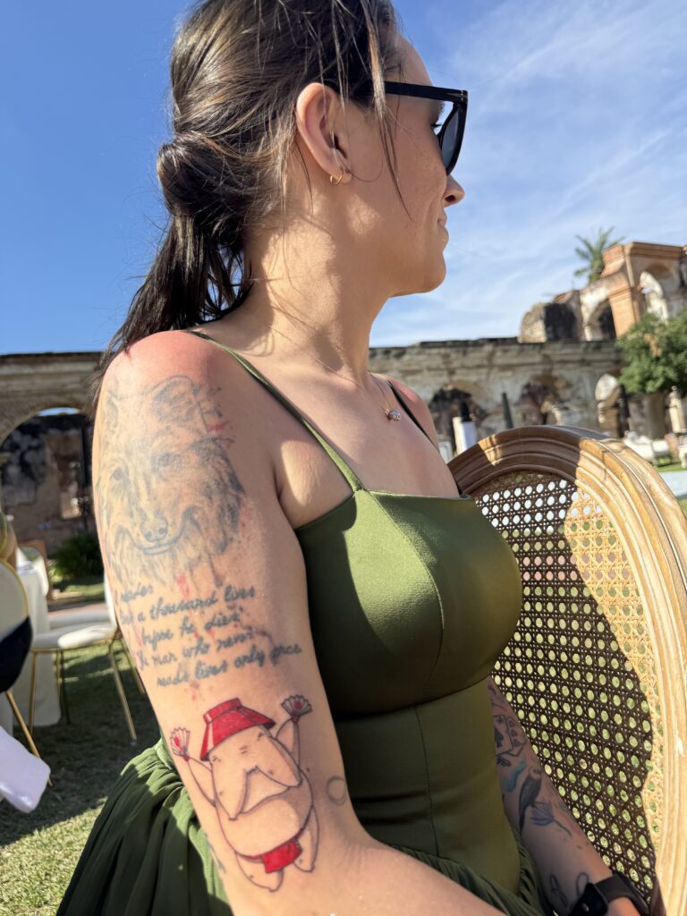 New tattoo in Antigua Guatemala